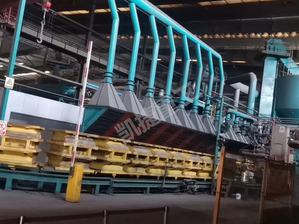 全柴二期自动化消失模生产线