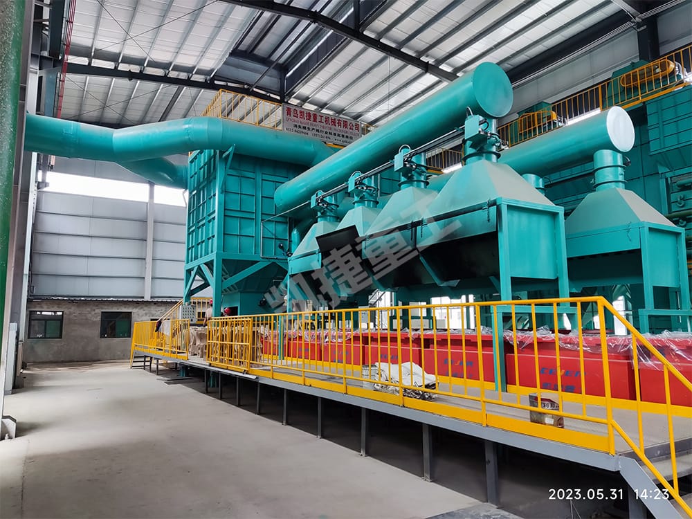 山西鼎业消失模生产线